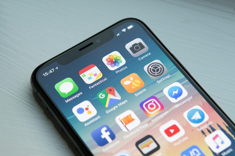 Smartphone home screen